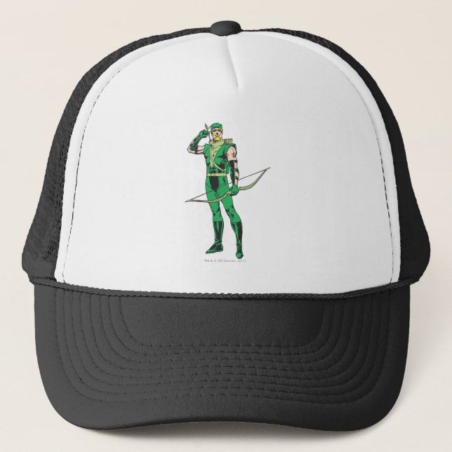 Casquette Flèche verte avec cible (Devant)