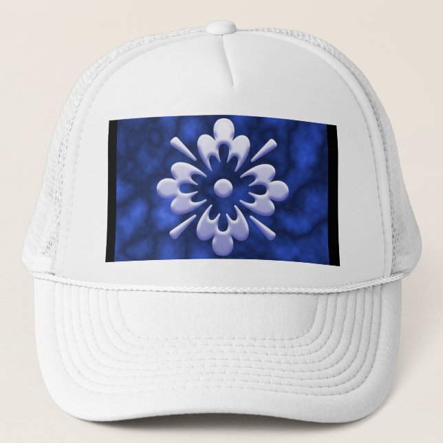 Casquette Fleur Abstraite (Devant)