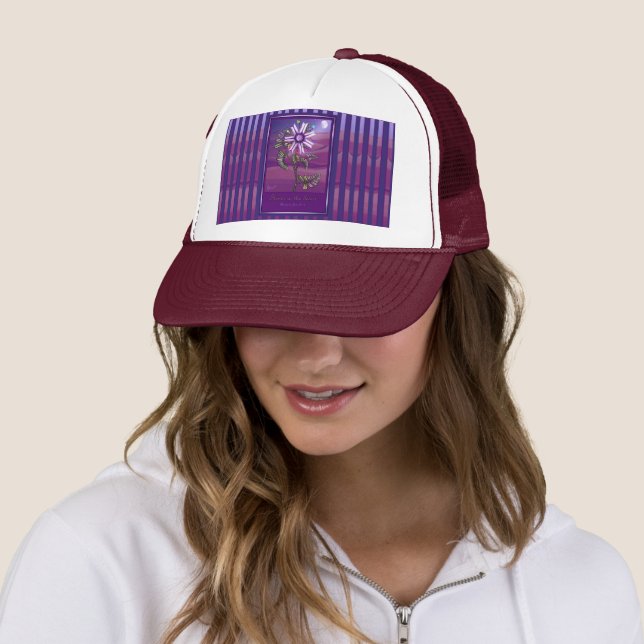 Casquette Fleur dans le désert (En situation)