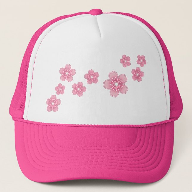 Casquette Fleur de cerise (Devant)