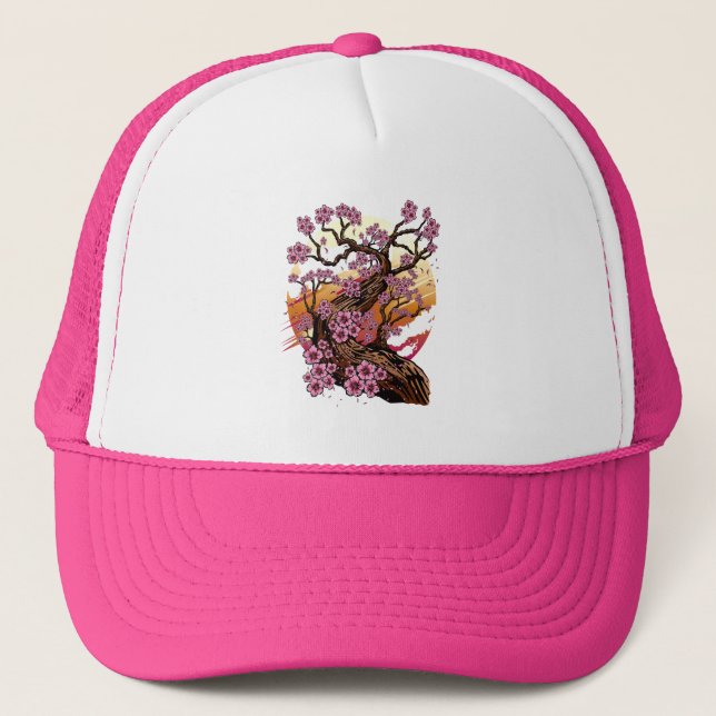 Casquette Fleur de cerisier sauvage (Devant)