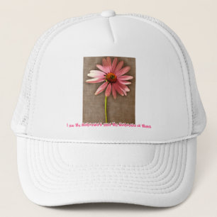 Casquette Fleur de cône rose - Je suis My Beloved's et My Be
