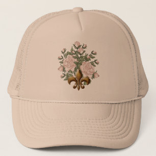 Casquette Fleur De Lis Rose