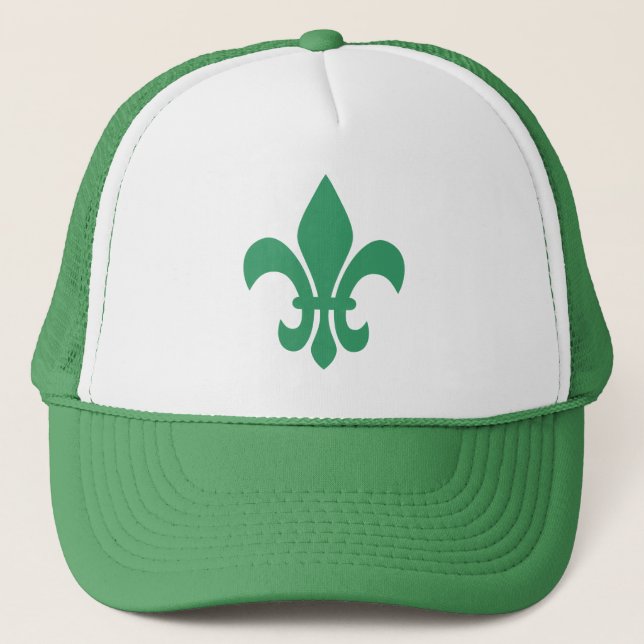 Casquette Fleur de Lis verte (Devant)