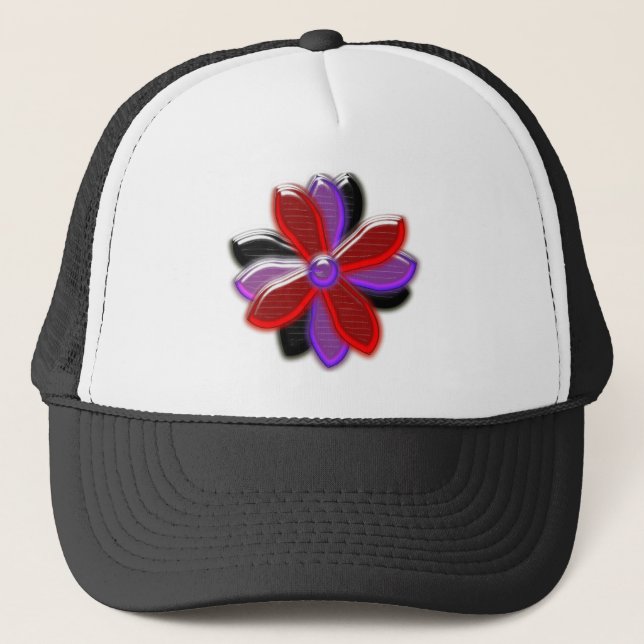 Casquette Fleur Faisant Briller (Devant)