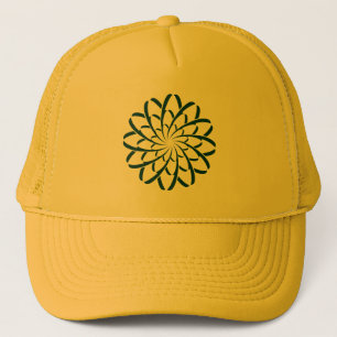 Casquette Fleur géométrique 02
