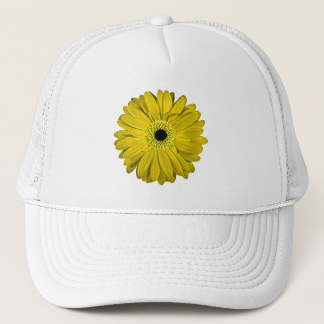 Casquette Fleur jaune (Devant)