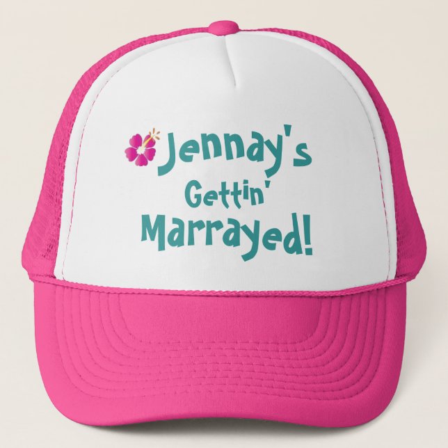 Casquette fleur jennay, Jennay, Getting', Marrayed ! (Devant)