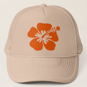 Casquette Fleur orange de ketmie