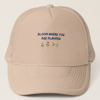 Casquette Fleur Où Vous Êtes Plantés