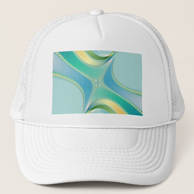 Casquette Fleurir - Art Fractal (Devant)