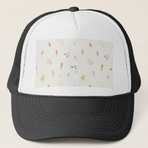 Casquette fleurs