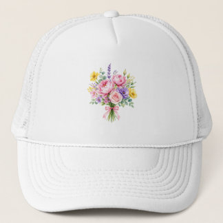 Casquette Fleurs