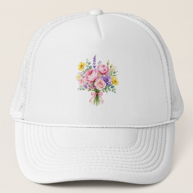 Casquette Fleurs (Devant)