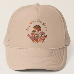 Casquette Fleurs boho colorées rétro design floral super