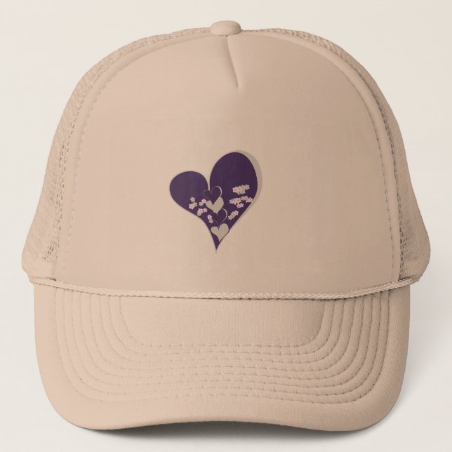 Casquette Fleurs d'amour (Devant)