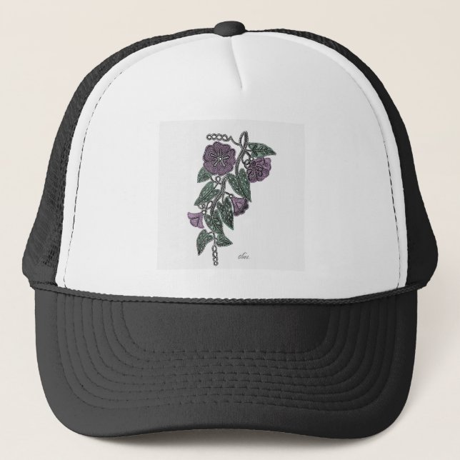 Casquette Fleurs de dentelle (Devant)
