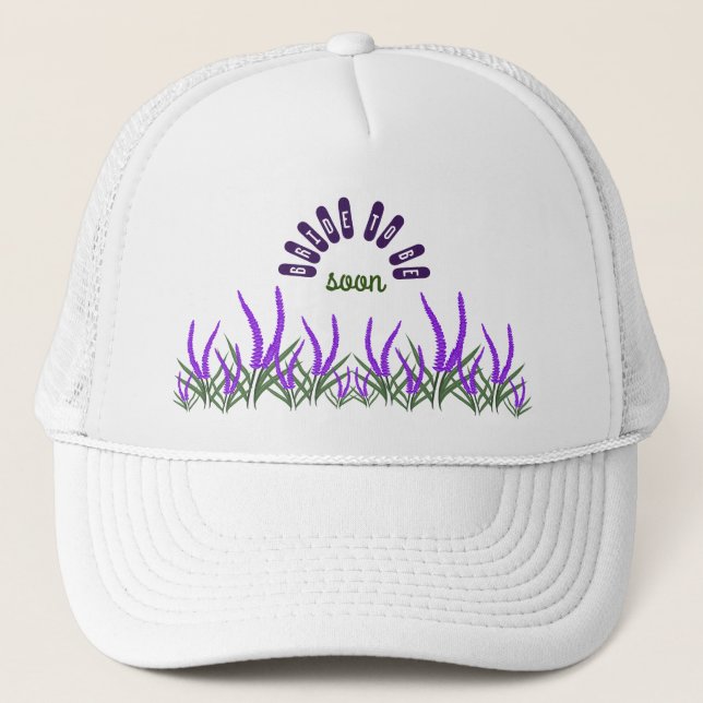 Casquette Fleurs de lavande (Devant)