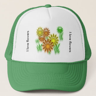 Casquette - Fleurs de néon