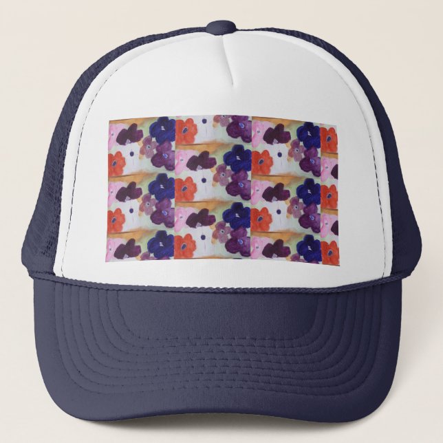 Casquette Fleurs de printemps de l'anémone (Devant)