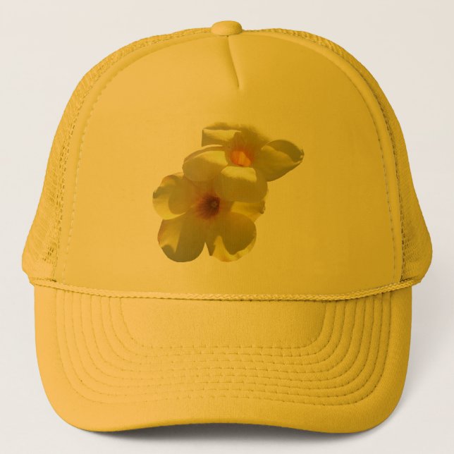 Casquette Fleurs de trompette dorée I (Devant)