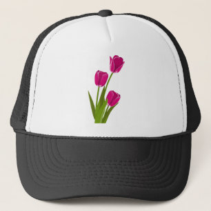Casquette Fleurs de tulipes