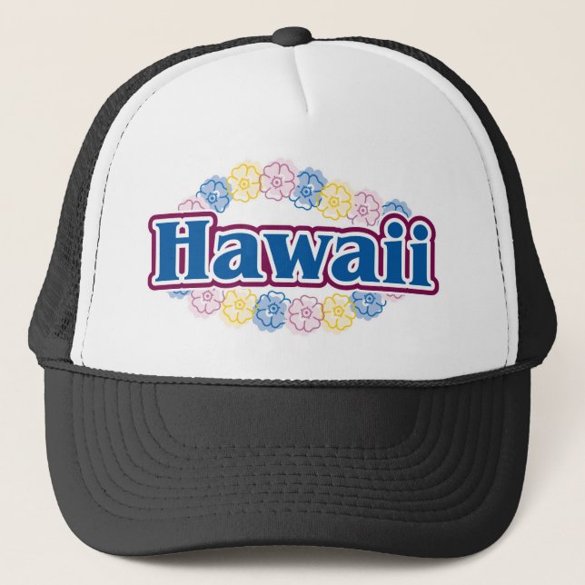 Casquette Fleurs d'Hawaï (Devant)