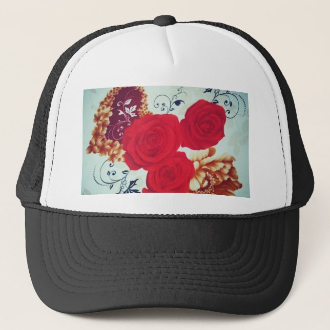 Casquette Fleurs florissantes (Devant)