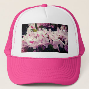 Casquette Fleurs roses