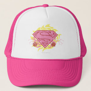 Casquette Fleurs roses de Supergirl