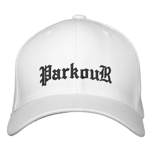 Casquette Flexfit ParkouR (blanc) (Devant)