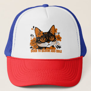 Casquette Floral Cat