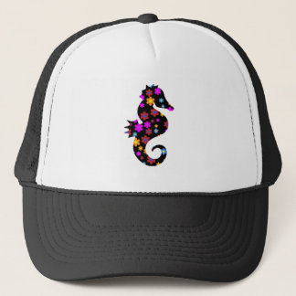 Casquette floral d'hippocampe