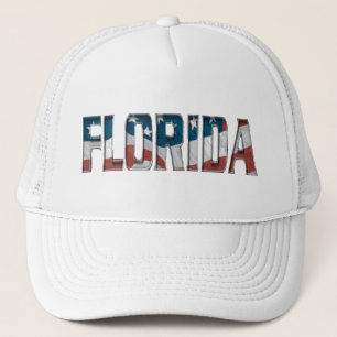 Casquette Floride patriotique sur drapeau américain - Chapea