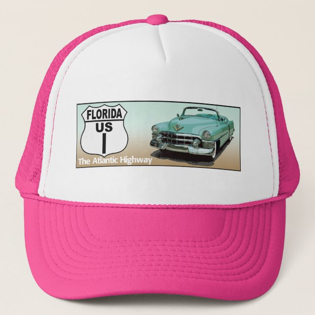 Casquette Floride US Route 1 - L'Atlantic Highway (Devant)