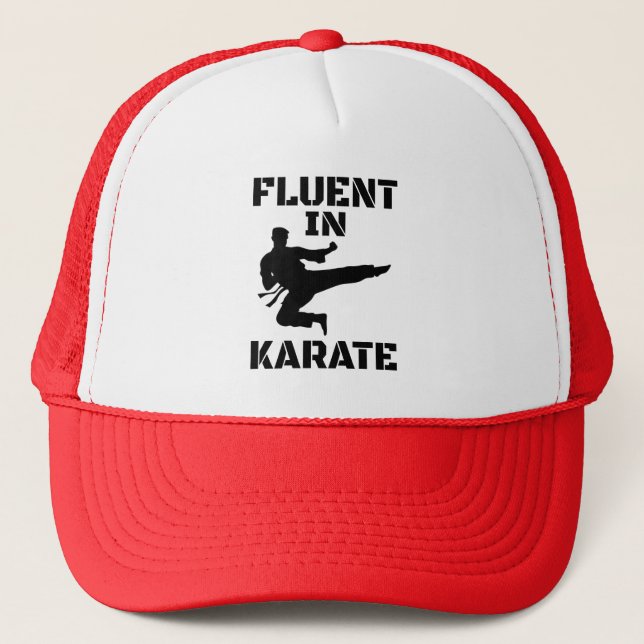 Casquette Fluent dans Karate Funny Karate T-Shirt (Devant)