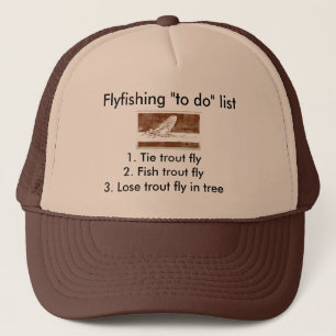Casquette Fly-fishing "to do" list "March Brown"