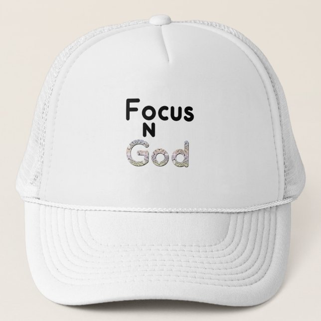 Casquette Focus sur Dieu (Devant)