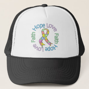 Casquette Foi d'amour d'espoir d'autisme