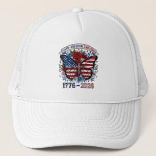 Casquette Foi Liberté 250 Ans Papillon Patriotique Croix