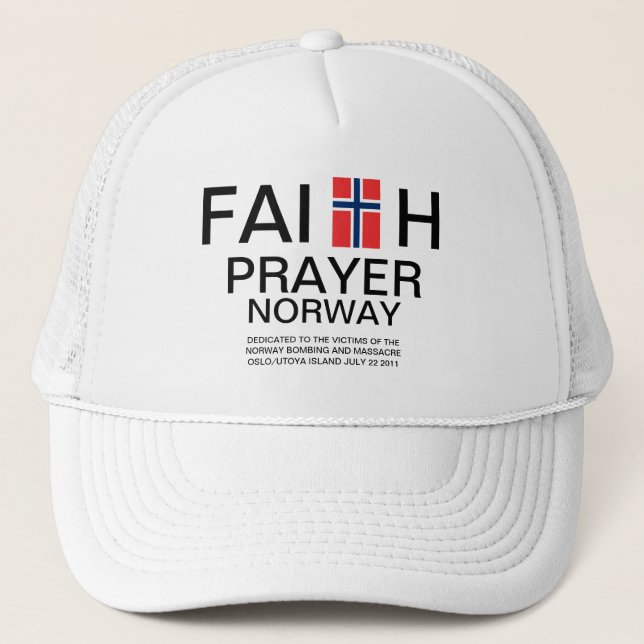 CASQUETTE FOI PRIER NORVÈGE (Devant)