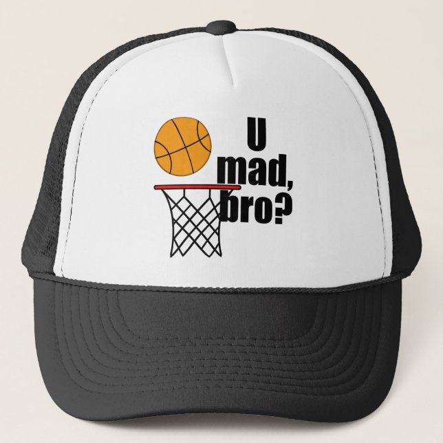 Casquette Folie du basket-ball (Devant)