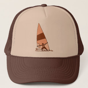 Casquette Font de la planche à voile les couleurs chaudes