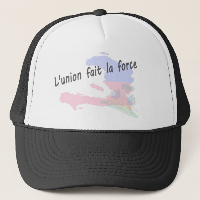 Casquette Force de La de fait du Haïti - du L'union (Devant)