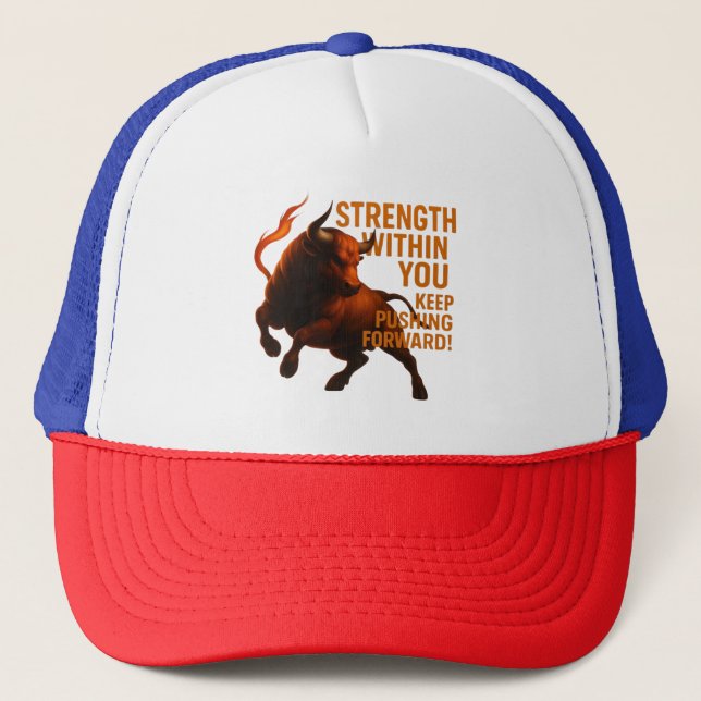 CASQUETTE FORCE INTÉRIEURE CONTINUEZ D'AVANCER (Devant)