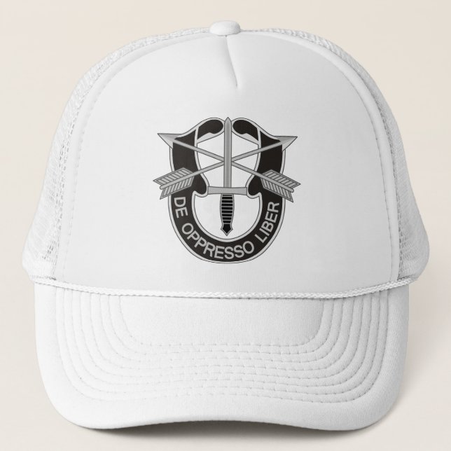 Casquette Forces spéciales SF De Oppresso Liber (Devant)