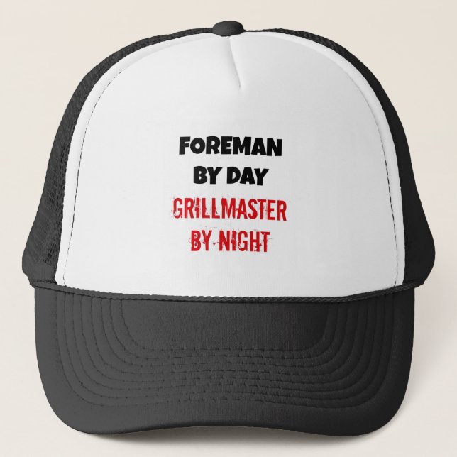 Casquette Foreman par Jour Grillmaster par nuit (Devant)