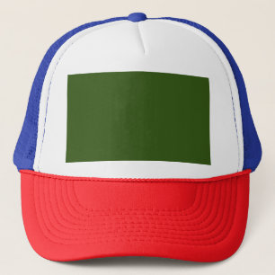 Casquette Forest Green, Chapeau de camion vert de la marine