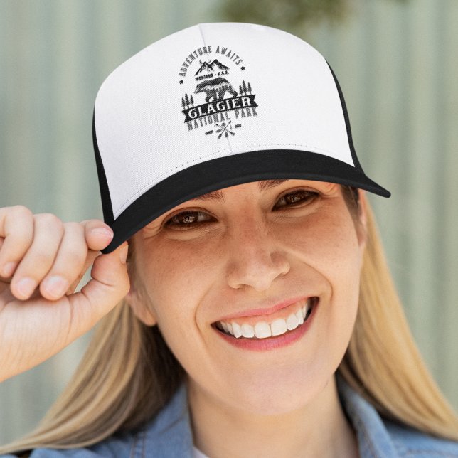 Casquette Forested Landscape of Glacier National Park (Créateur téléchargé)