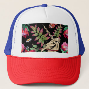 Casquette Forêt magique Unicorn Motif foncé.